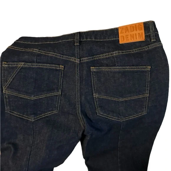 BNWT Zadig & Voltaire Denim Poete Bootcut Flare Jeans in Brut -Size 29